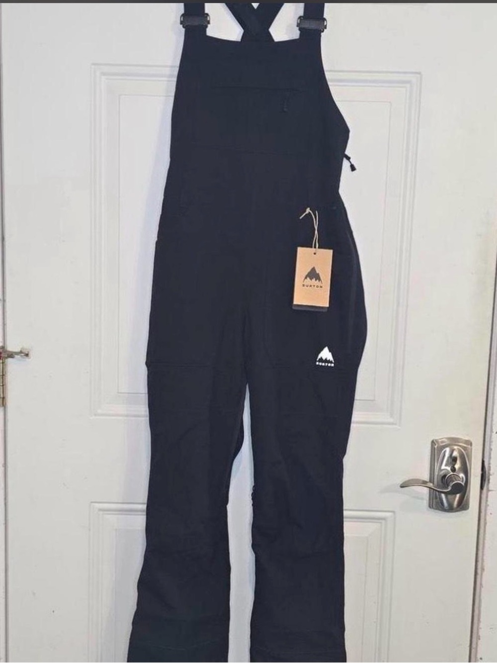 Burton Black Jacket with White Logo Patch